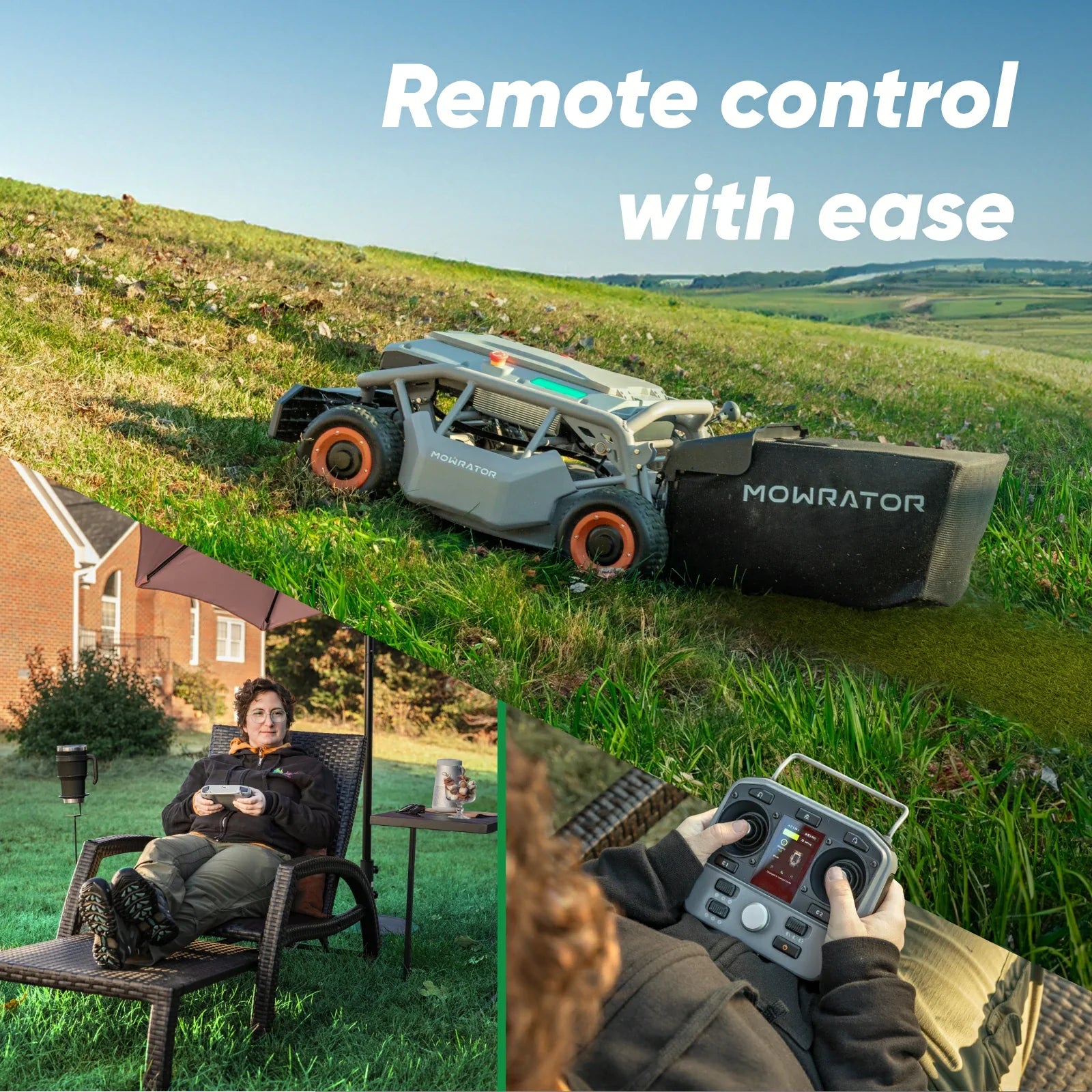 Mowrator S1 – 4WD 12Ah (mit verformbaren Reifen)