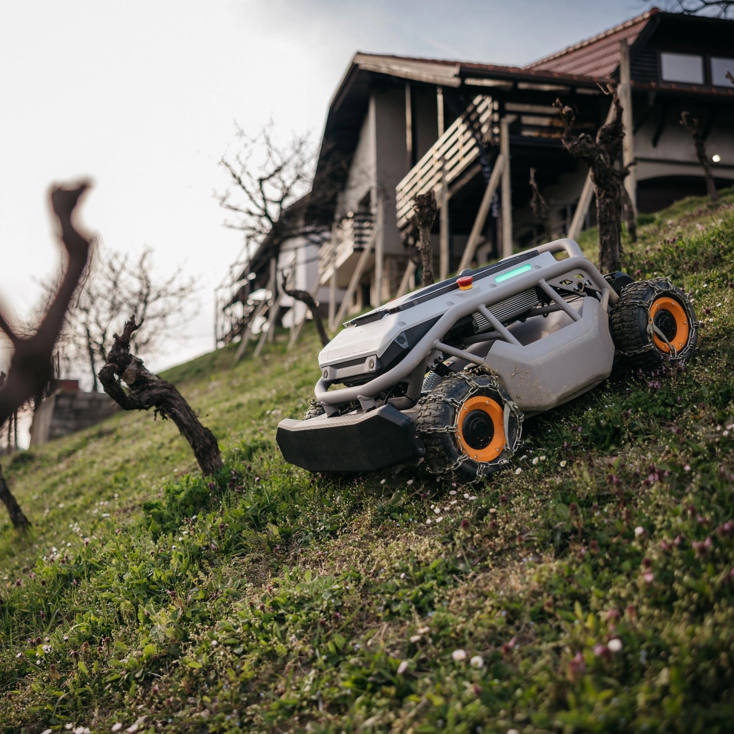 4 Sätze D-Profil-Radketten für Mowrator S1 4WD