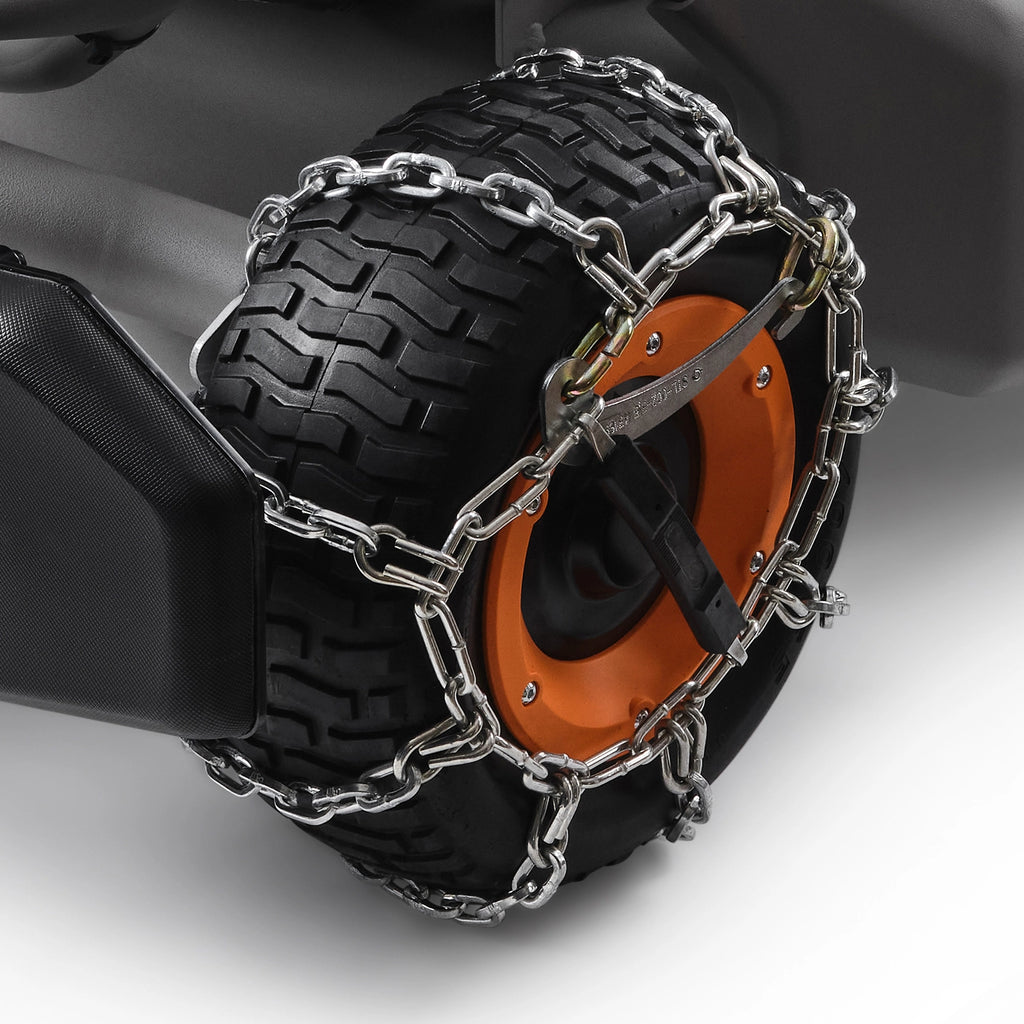 Paar D-Profil-Radketten für Mowrator S1